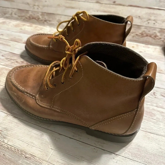 Lands’ End Vintage 1982 Leather Boots Men’s Size 10 Brown - Picture 10 of 10